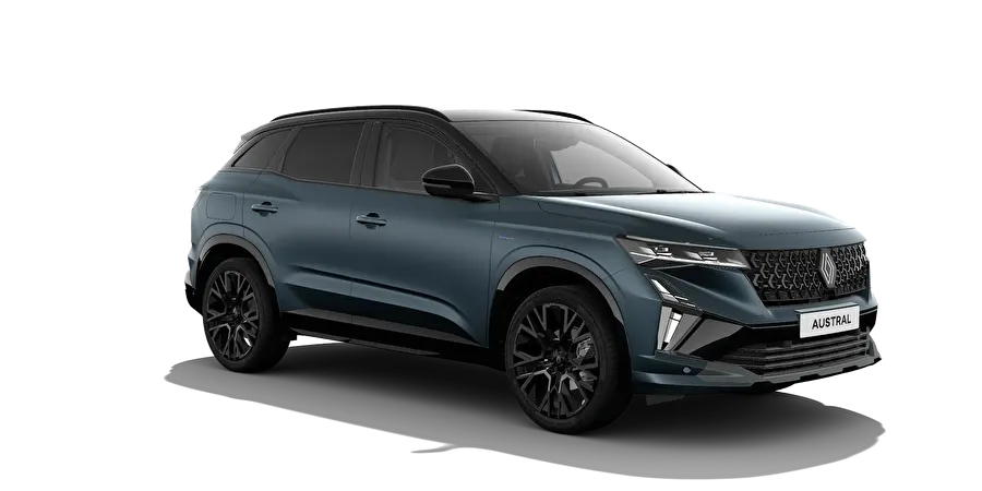 Renault Austral Esprit alpine mild hybrid 150 hp auto Saten Arduvaz Mavi & Yıldız Siyah Tavan